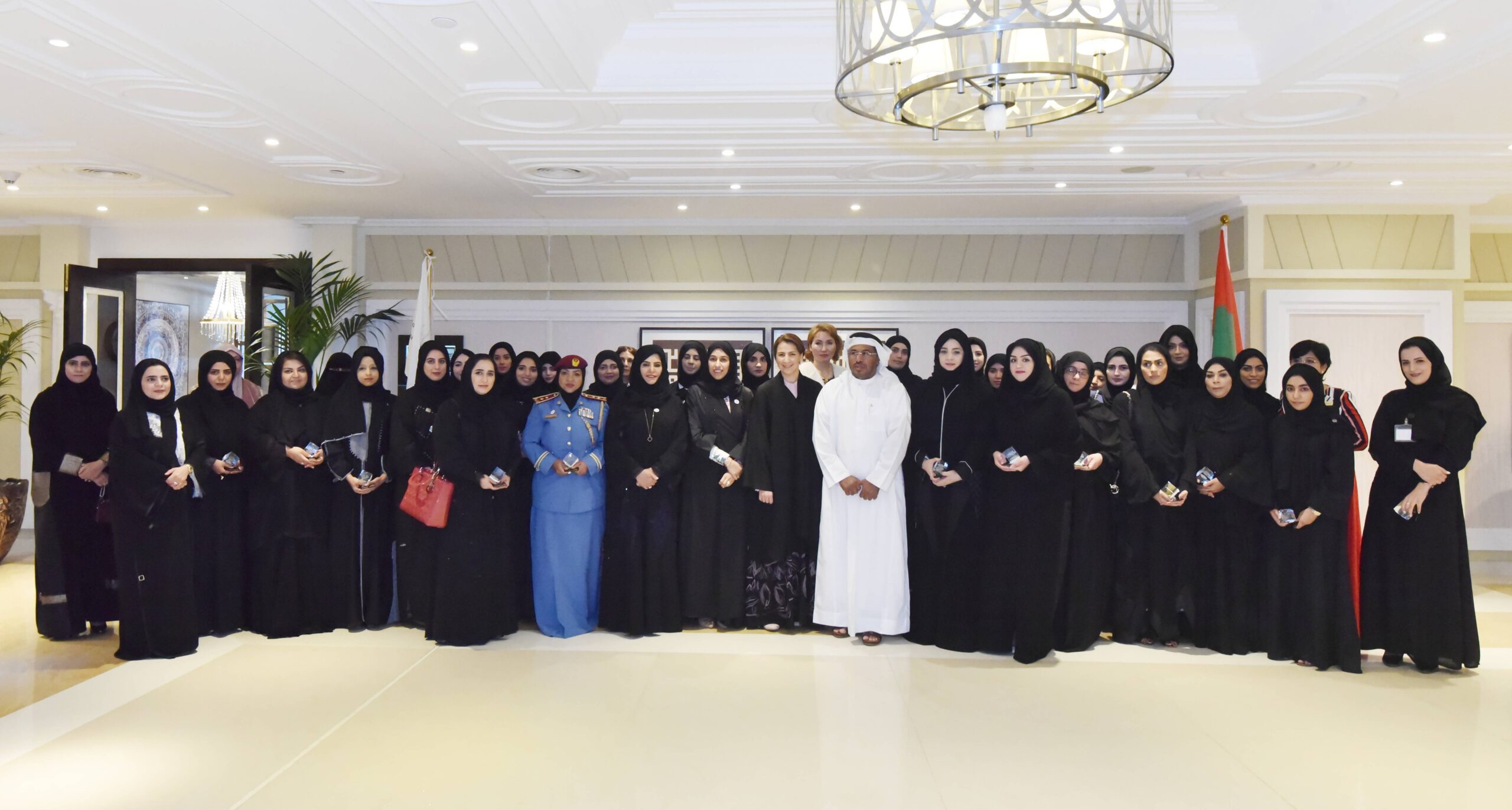 Read more about the article Her Highness Amna Al Qassimi , Minister Community Development and Food Security, launched award for  Feminine Monitoring for Sustainable Environment